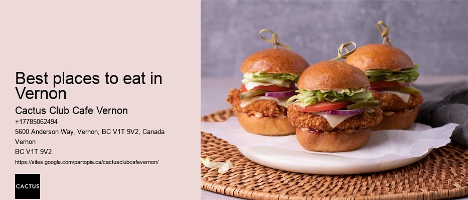 Vernon lunchtime specials