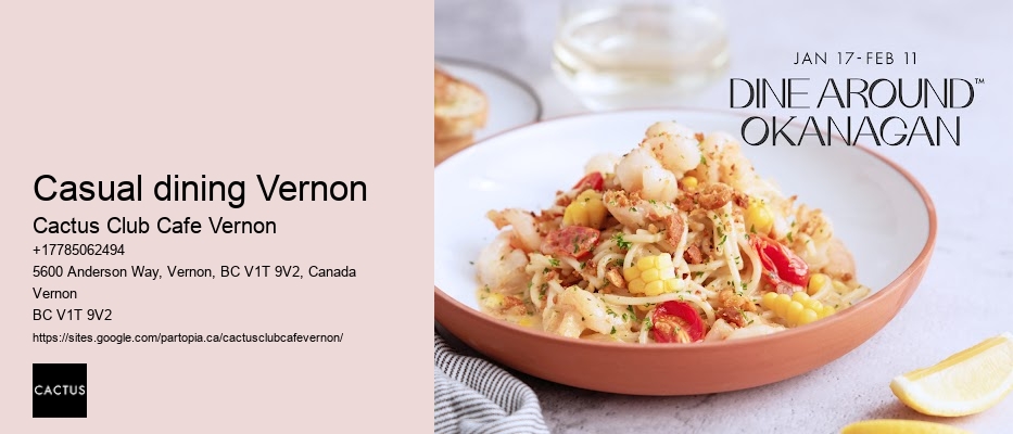 Vernon BC local flavors