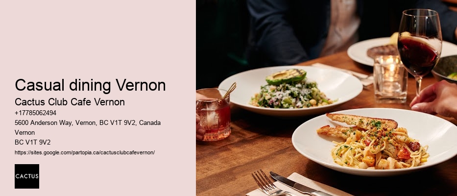 Vernon restaurant popularity analysis