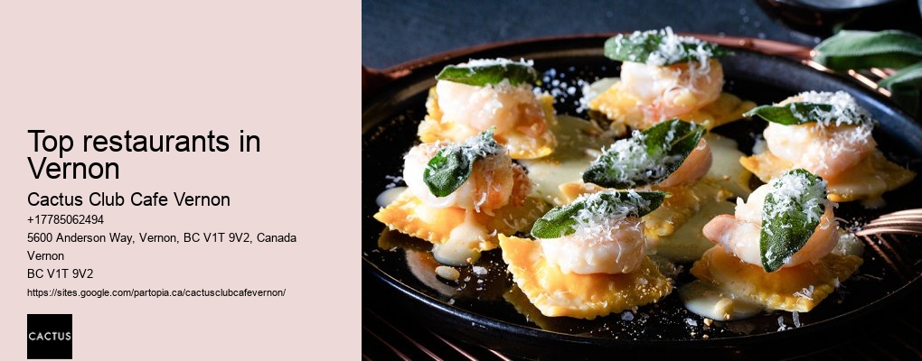 Vernon's best value dining