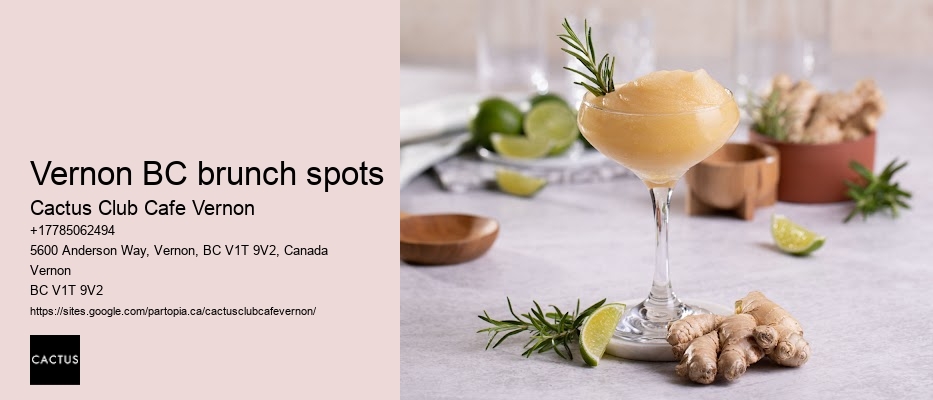 Vernon BC brunch spots
