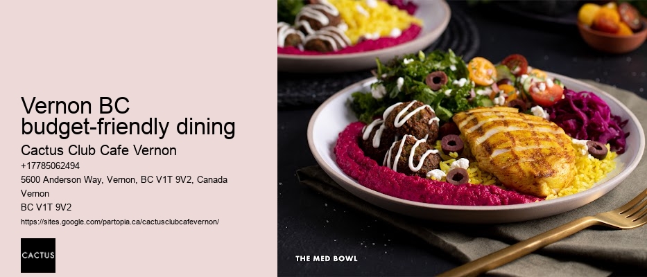 Vernon BC dining atmosphere