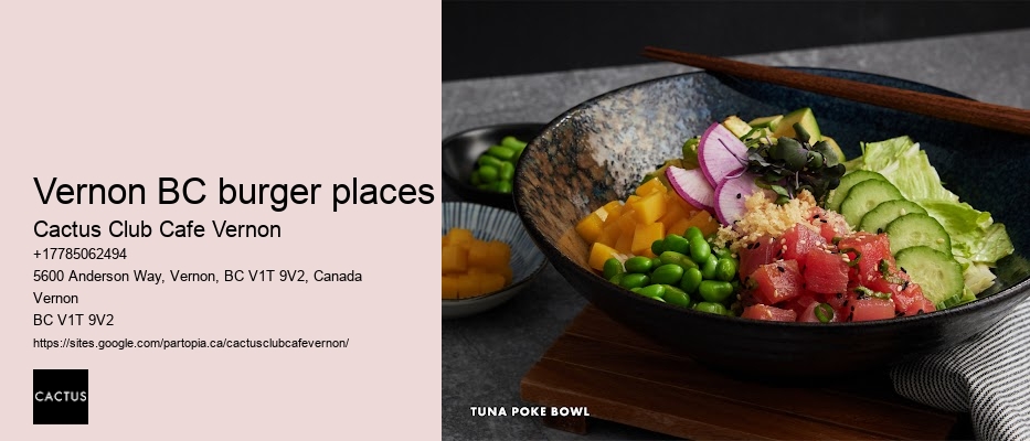 Vernon BC fine dining experiences