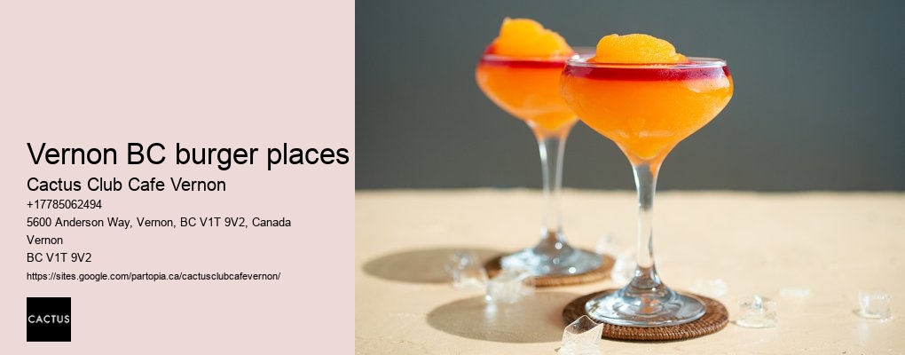 Vernon BC dining recommendations