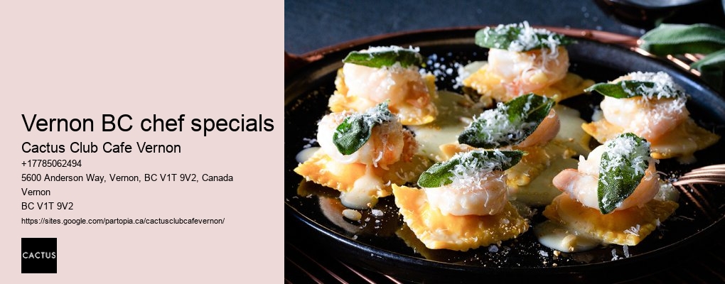 Vernon chef specials