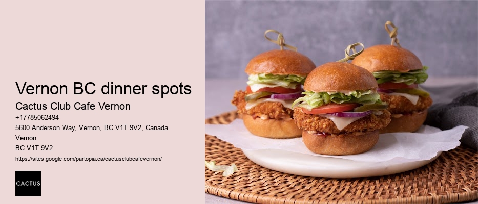 Vernon BC foodie destinations