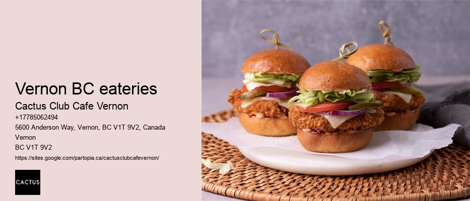 Vernon fine dining experiences