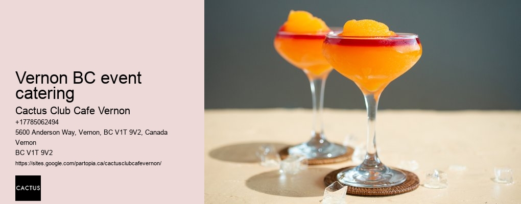 Vernon BC chef specials