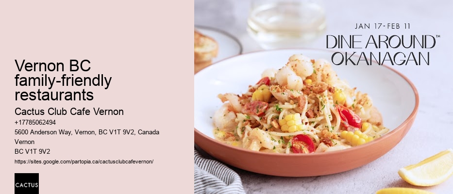 Vernon BC dinner places