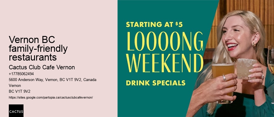 Explore Vernon's happy hour scene