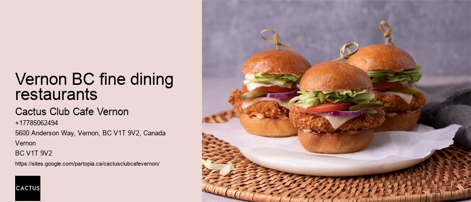 Best lunch spots in Vernon BC