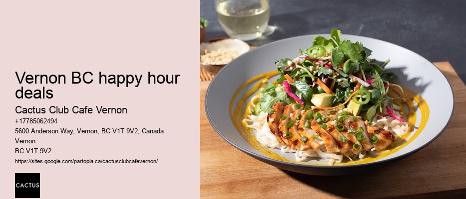 Vernon's top happy hour venues