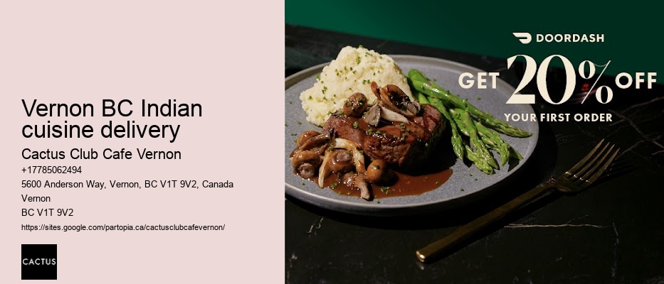 Vernon fine dining experiences