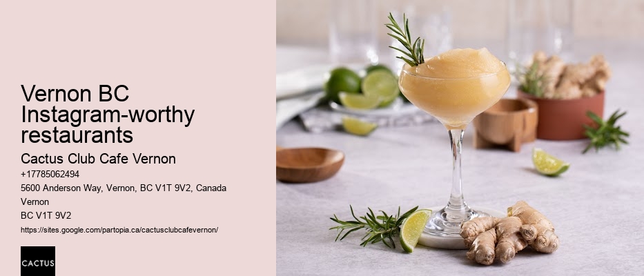 Vernon BC Instagram-worthy restaurants