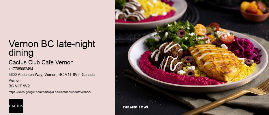 Vernon restaurant ambiance