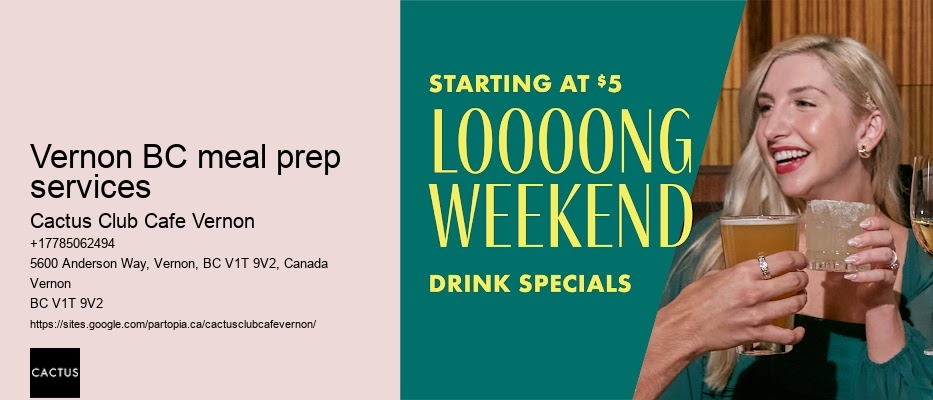 Vernon BC dining scene