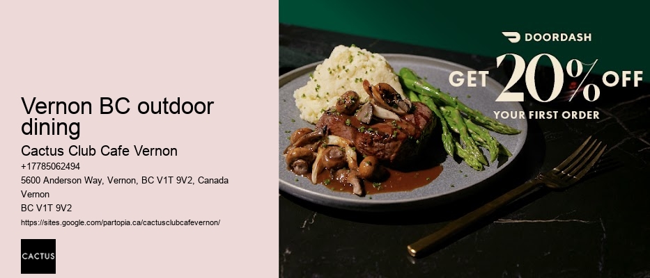 Vernon BC culinary experiences near me