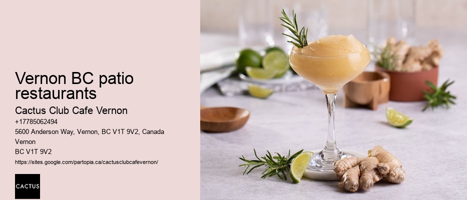 Vernon BC patio restaurants