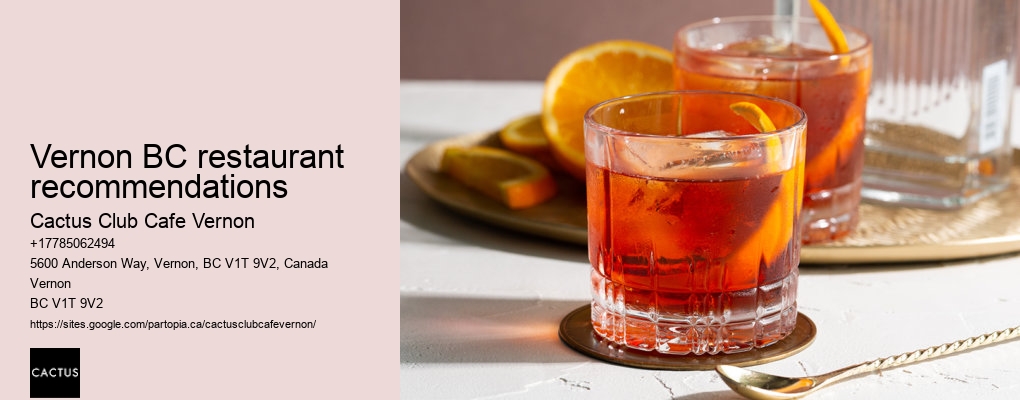 Vernon BC restaurant loyalty programs