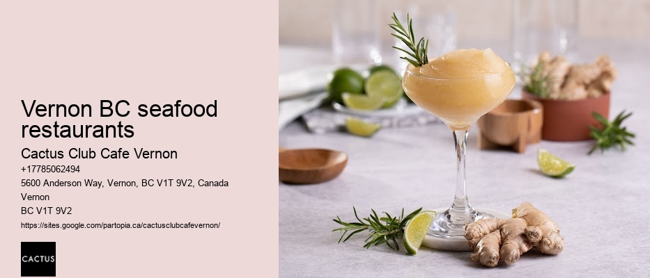 Vernon BC seafood restaurants