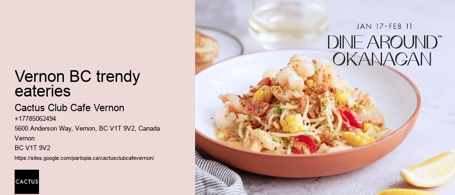 Vernon BC dining options