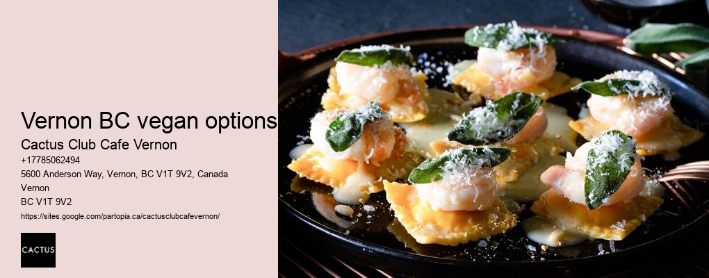 Upscale restaurants Vernon BC