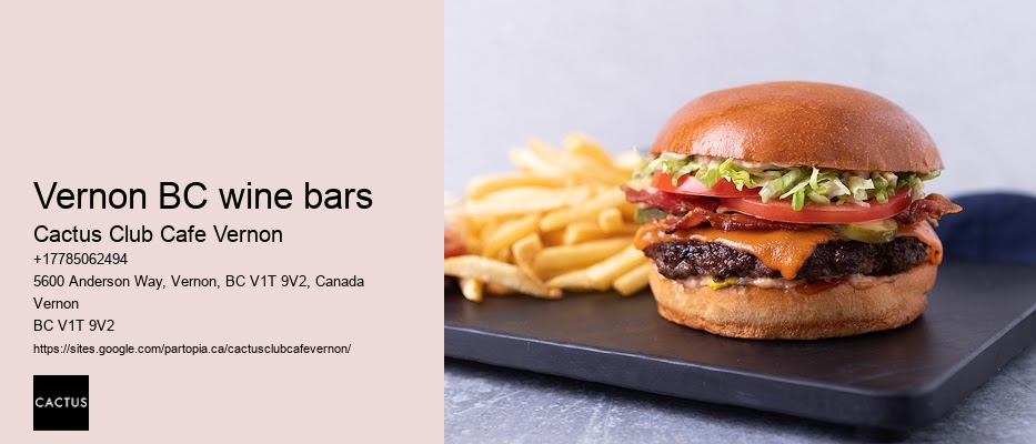 Happy hour deals and specials in Vernon BC