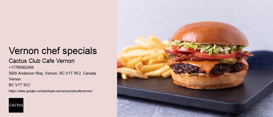 Vernon BC farm-to-table restaurants