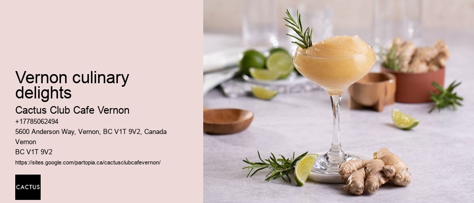 Vernon culinary delights