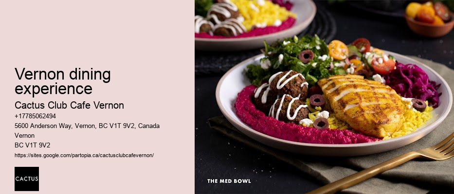 Restaurants Vernon BC