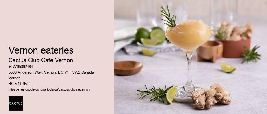 Vernon BC rehearsal dinner venues