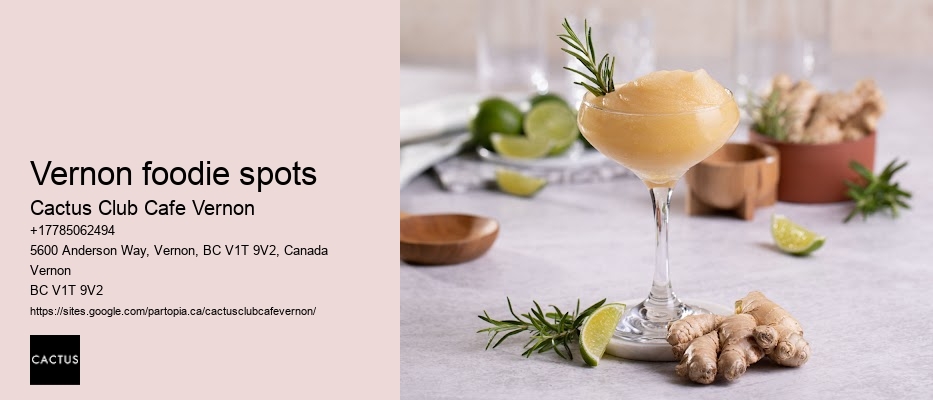 Vernon BC culinary discounts