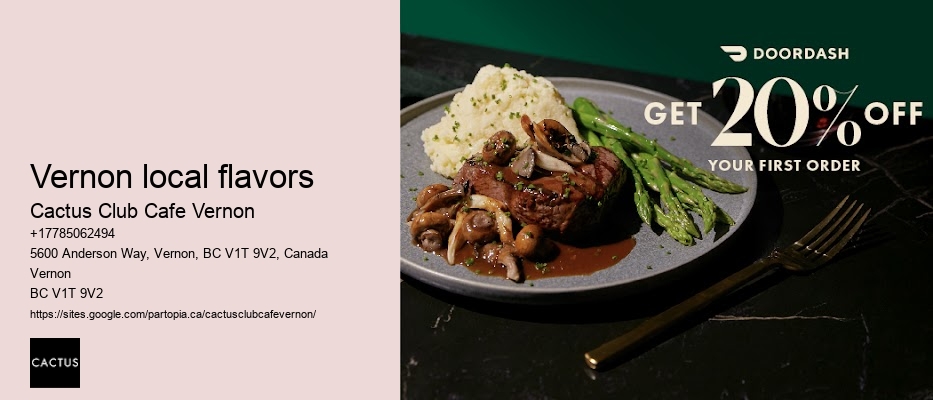 Vernon chef-inspired cuisine