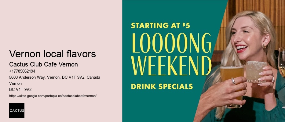 Vernon dining habits insights