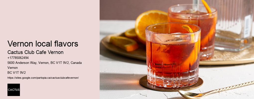 Happy hour specials at Cactus Club Cafe Vernon