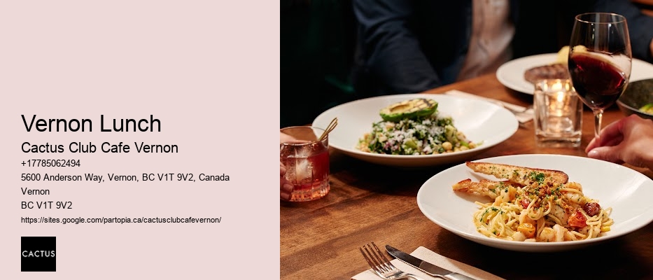 Budget-friendly lunch options in Vernon