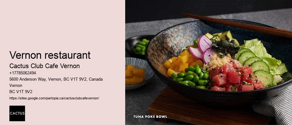 Vernon BC culinary experiences near me