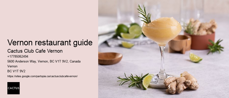 Vernon restaurant guide