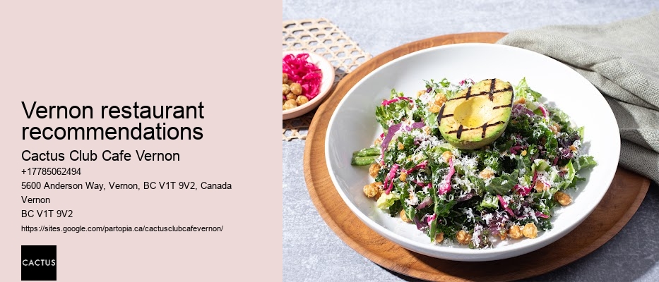 Where to find a satisfying lunch in Vernon