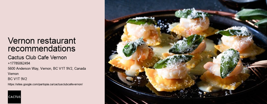 Vernon BC restaurant recommendations