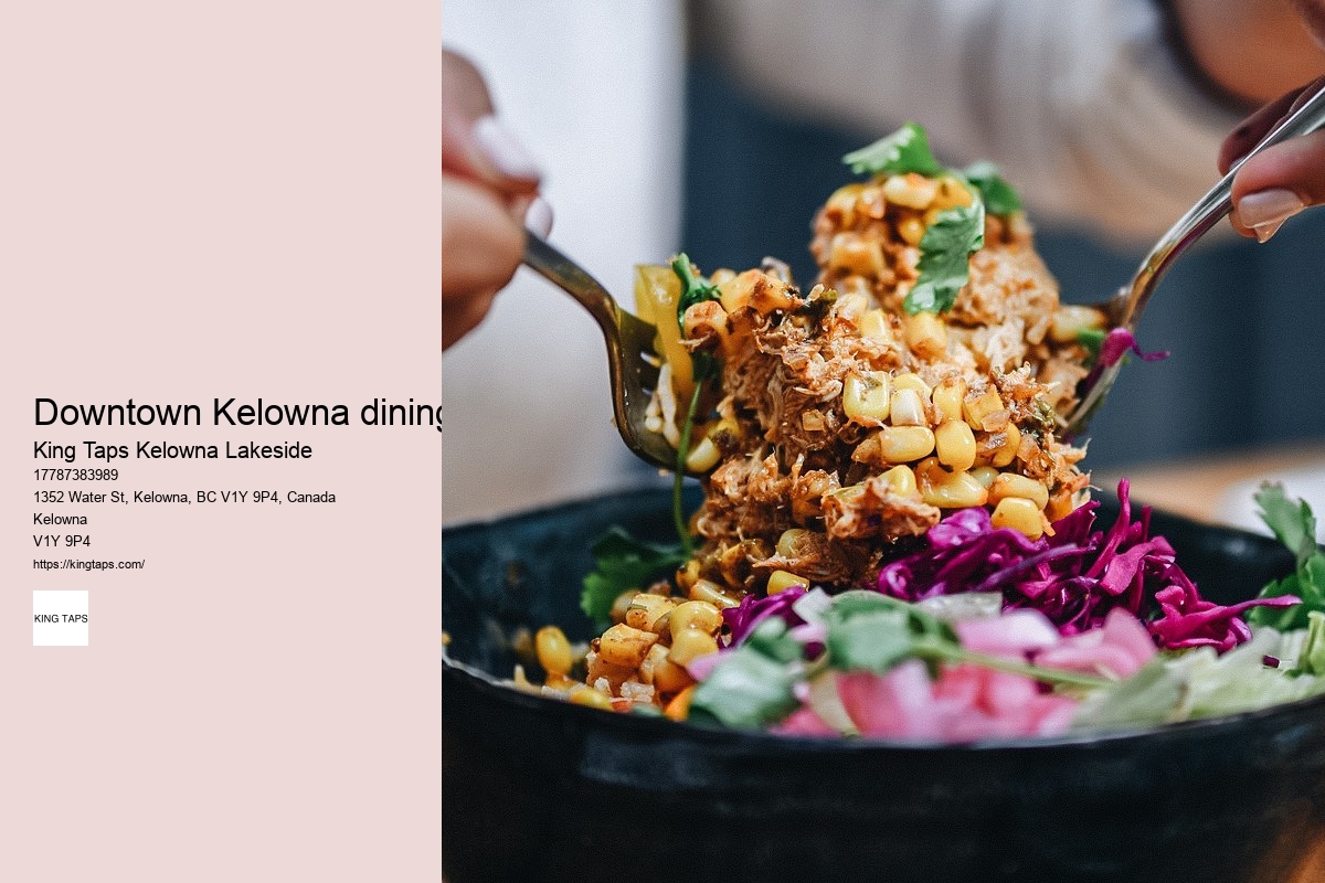 Lakeside dining with Valentine's Day specials Kelowna