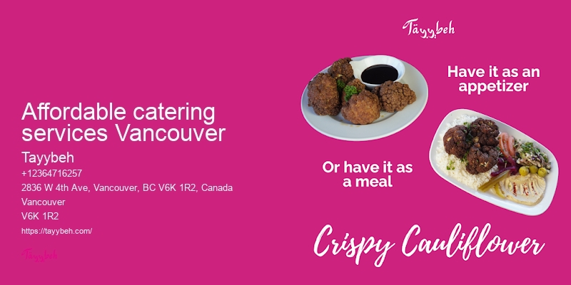 High-quality event catering Vancouver