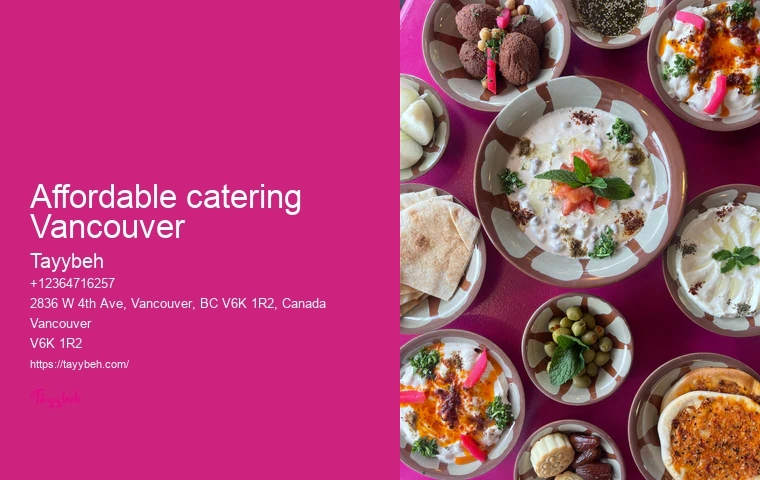 Customized Event Catering Vancouver