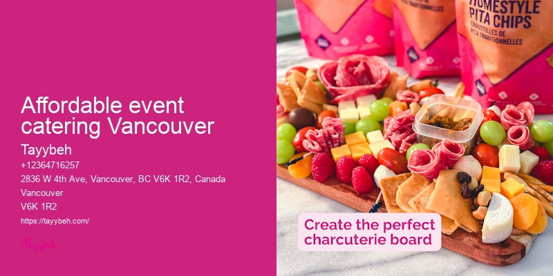 Custom catering services Vancouver