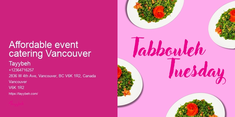 Vancouver Boxed Meal Catering