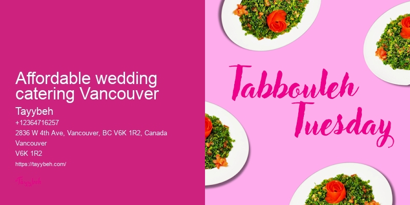 Vancouver catering for business meetings