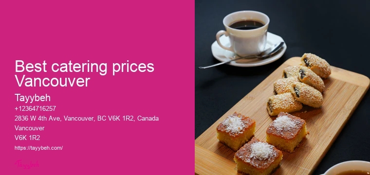Wedding Catering Packages Vancouver