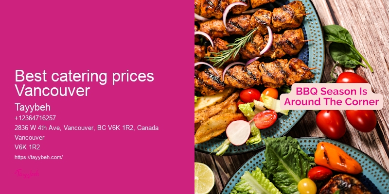 Affordable Plated Dinners Vancouver