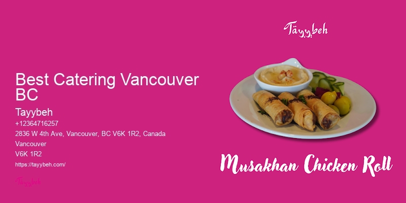 Vancouver catering for school events