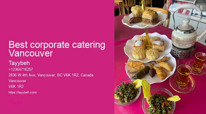 Elegant catering solutions Vancouver